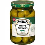 HEINZ PREMIUM SWEET GHERKINS - 16 OZ