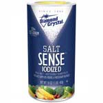 DIAMOND CRYSTAL SALT SENSE IODIZED - 16 OZ