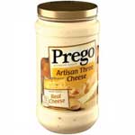 PREGO ARTISAN THREE CHEESE SAUCE - 14.5 OZ