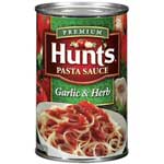 HUNTS GARLIC & HERB SAUCE - 24 OZ