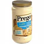PREGO LIGHT HOMESTYLE ALFREDO SAUCE - 14.5 OZ