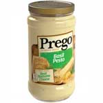 PREGO ALFREDO BASIL PESTO PASTA SAUCE - 14.5 OZ