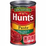 HUNTS TOMATO PASTE W/BASIL/GARLIC/OREG - 6 OZ