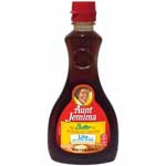 AUNT JEMIMA BUTTER LITE SYRUP - 12 OZ