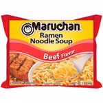 MARUCHAN BEEF RAMEN NOODLES - 3 OZ