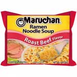 MARUCHAN RAMEN ROAST BEEF NOODLE - 3 OZ