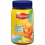 LIPTON DIET LEMON ICED TEA MIX SUGA FREE - 3 OZ
