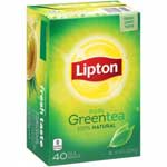 LIPTON GREEN TEA BAGS NATURAL - 40 CT