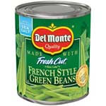 DEL MONTE FRENCH STYLE BEANS - 8 OZ