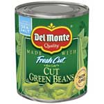 DEL MONTE CUT BEANS - 8 OZ