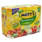 MOTTS APPLE ORIGINAL POUCH 100 8PK - 54 OZ