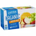 CAPRI SUN ORGANIC TROPICAL PUNCH 10PK - 6 OZ