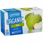 CAPRI SUN ORGANIC APPLE JUICE 10PK - 6 OZ