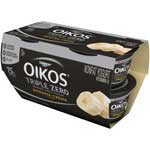 DANNON OIKOS TRIPLE ZERO BANANA 4PK - 5.3 OZ