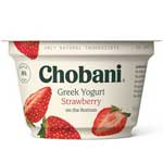 CHOBANI GREEK YOGURT STRAWBERRY - 5.3 OZ