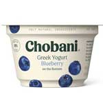 CHOBANI GREEK YOGURT BLUEBERRY - 5.3 OZ