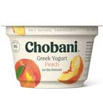 CHOBANI GREEK YOGURT PEACH - 5.3 OZ