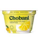 CHOBANI GREEK YOGURT LEMON BLENDED - 5.3 OZ