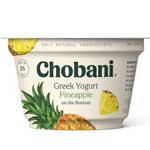 CHOBANI GREEK YOGURT PINEAPPLE FRUIT - 5.3 OZ