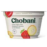 CHOBANI GREEK YOGURT STRAWBERRY/BANANA - 5.3 OZ