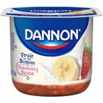 DANNON STRAWBERRY BANANA - 6 OZ