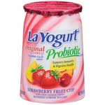 LA YOGURT STRAWBERRY FRUIT CUP LOWFAT - 6 OZ