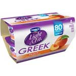 DANNON L&F GREEK PEACH 4PK - 5.3 OZ