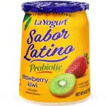 LA YOGURT SABOR LATINO STRAWBERRY KIWI - 6 OZ