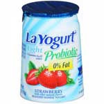 LA YOGURT STRAWBERRY LIGHT - 6 OZ