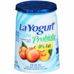 LA YOGURT PEACH LIGHT - 6 OZ