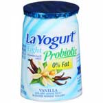 LA YOGURT VANILLA LIGHT - 6 OZ