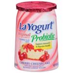 LA YOGURT LOWFAT CHERRY CHEESECAKE - 6 OZ