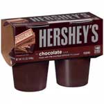 HERSHEYS CHOCOLATE PUDDING 4PK - 15.5 OZ