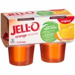 JELL-O ORANGE GELATIN SNACKS - 3.37 OZ