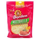 BORDEN SHREDDED MOZZARELLA - 8 OZ