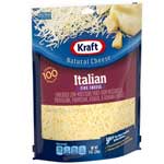 KRAFT SHREDDED ITALIAN 5CHEESE - 8 OZ