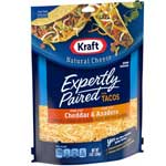 KRAFT SHREDDED TACO CHEESE - 8 OZ