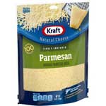 KRAFT SHREDDED PARMESAN - 6 OZ