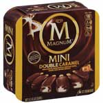 MAGNUM MINI DOUBLE CARAMEL ICE CREAM BAR - 6 CT