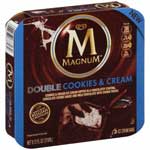 MAGNUM ICE CREAM DOUBLE COOKIES & CREAM - 9.12 OZ