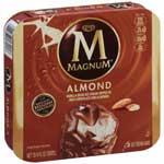 MAGNUM ICE CREAM BARS ALMOND - 10.14 OZ