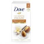 DOVE SHEA BUTTER 6-BAR - 4 OZ