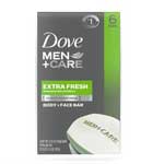 DOVE MEN FRESH 6-BAR - 4 OZ