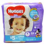 HUGGIES LITTLE MOVERS S4 JBO - 24 CT