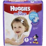 HUGGIES LITTLE MOVERS S5 JBO - 21 CT