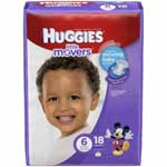 HUGGIES LITTLE MOVERS S6 JBO - 18 CT