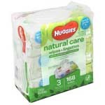 HUGGIES NATURAL CARE BABY WIPES 3PK - 56 CT