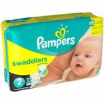 PAMPERS SWADDLERS SIZE 2 - 32 CT