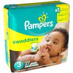 PAMPERS SWADDLERS SIZE 3 - 27 CT