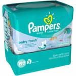 PAMPERS BABY FRESH W/FITMENT - 192 CT